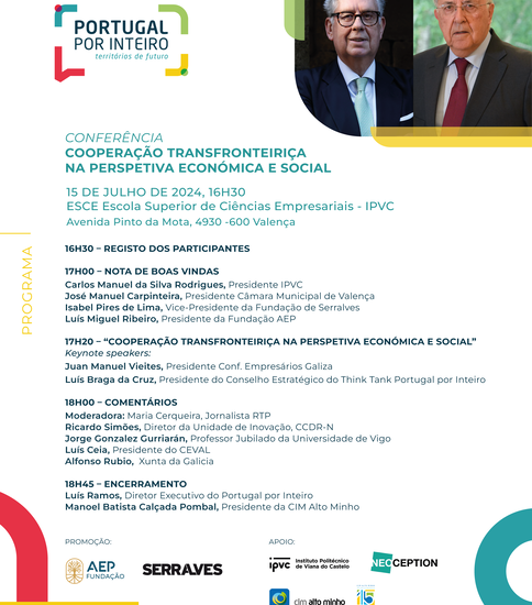 Conferência  “Cooperação Transfronteiriça na perspetiva Económica e Social”